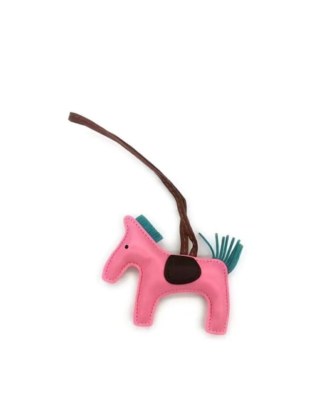 2025 Puffy Large Horse Purse and Backpack Accessory or Keychain (Med Pink) #719